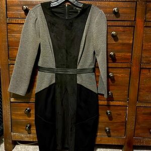 BCBG SUEDE DRESS